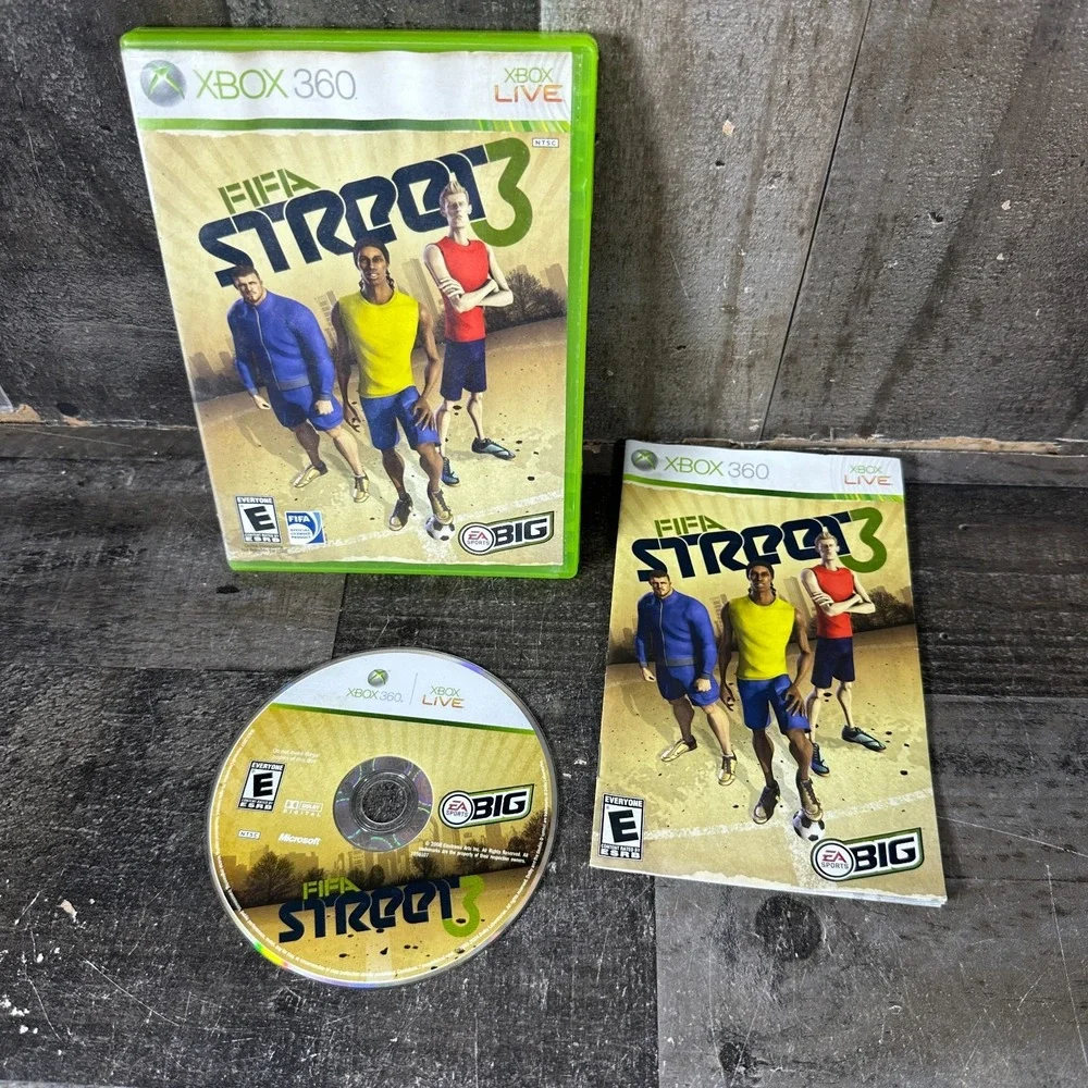 FIFA STREET 3 (Microsoft Xbox 360, 2008) Tested